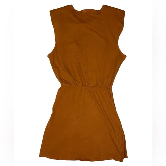 L Space Mini Dress Jesse Twist Front Sleeveless Cotton Jersey Knit Sz Small NEW - Picture 6 of 15